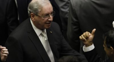 0 ex-presidente da Câmara dos Deputados e deputado cassado Eduardo Cunha (PRD-SP) durante a poss...