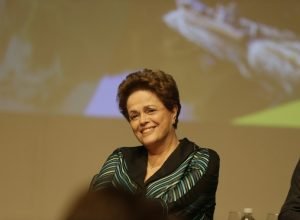 A ex-presidente Dilma Rousseff — Foto: Domingos Peixoto/6-12-2023