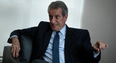 O presidente do PL, Valdemar Costa Neto, durante entrevista — Foto: Brenno Carvalho/Agência O ...