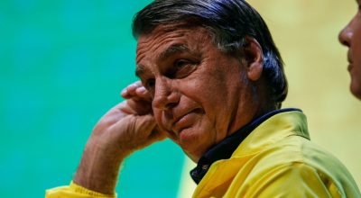 PA - Brasília, DF. 21/02/2025. O ex-presidente, Jair Bolsonaro, participa do 1º Seminário Naci...