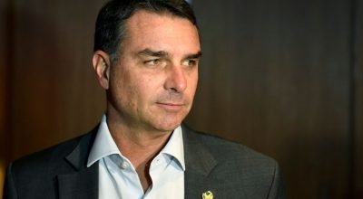 O candidato do PL à Presidência da República, senador Flávio Bolsonaro (RJ) — Foto: Daniel ...