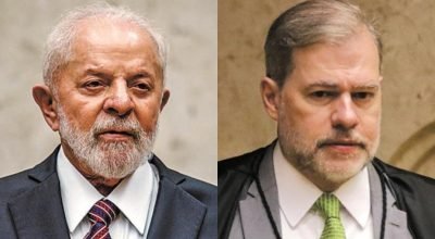 O presidente Lula e o ministro Dias Toffoli, do Supremo Tribunal Federal (STF) — Foto: Brenno C...