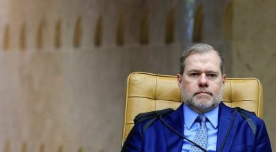 O ministro Dias Toffoli, durante sessão do STF — Foto: Fellipe Sampaio /STF/26-06-2025