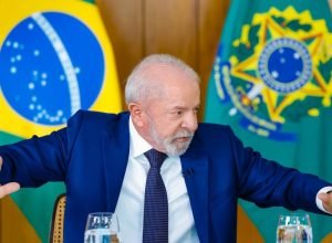 Lula durante solenidade no Palácio do Planalto — Foto: Ricardo Stuckert/PR