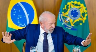 Lula durante solenidade no Palácio do Planalto — Foto: Ricardo Stuckert/PR