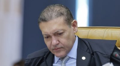 O ministro do STF Kassio Nunes Marques durante sessão plenária em junho de 2026 — Foto: Rosin...