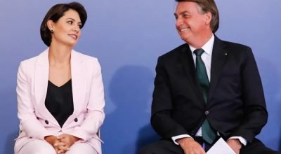 Michelle e Jair Bolsonaro — Foto: xx
