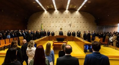 Plenário do STF na abertura do ano do Judiciário — Foto: Brenno Carvalho / Agência O Globo