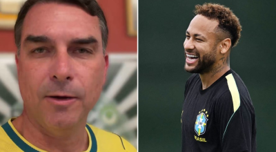 Flávio Bolsonaro sai em defesa de Neymar após fala de Lula — Foto: Reprodução — MAURO PIM...