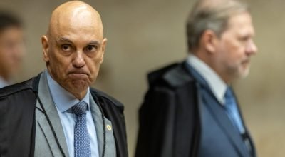 Sessão Plenária do Supremo Tribunal Federal (STF), Ministro Alexandre de Moraes e o Ministro Di...