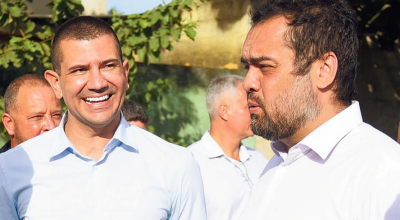 Douglas Ruas e Cláudio Castro: relação antiga — Foto: O Globo