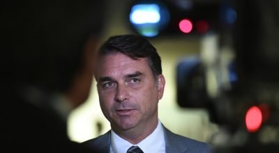 O senador Flávio Bolsonaro — Foto: Edilson Rodrigues / Agência Senado