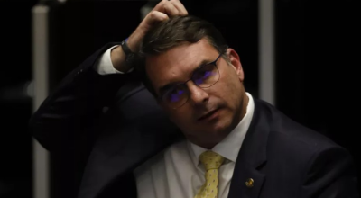 Senador Flavio Bolsonaro (PL-RJ) — Foto: Cristiano Mariz /Agência O Globo