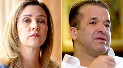 Karina Kufa e Thiago Brennand — Foto: Montagem O GLOBO