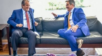 O presidente do PL, Valdemar Costa Neto, e o senador Ciro Nogueira — Foto: Divulgação
