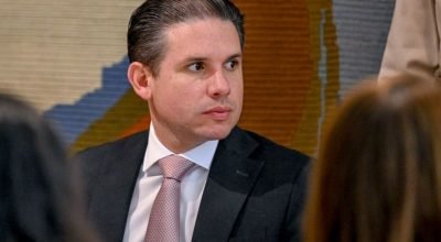 Hugo Motta em café com jornalistas — Foto: Douglas Gomes / CD Presidência