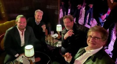 Foto encaminhada a celular de Vorcaro mostra banqueiro com Paulo Gonet fumando charuto — Foto: ...